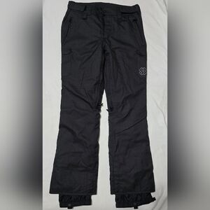 Special Blend Snow Pants Womens M Charcoal 10K Waterproof Snowboard Ski Cargo